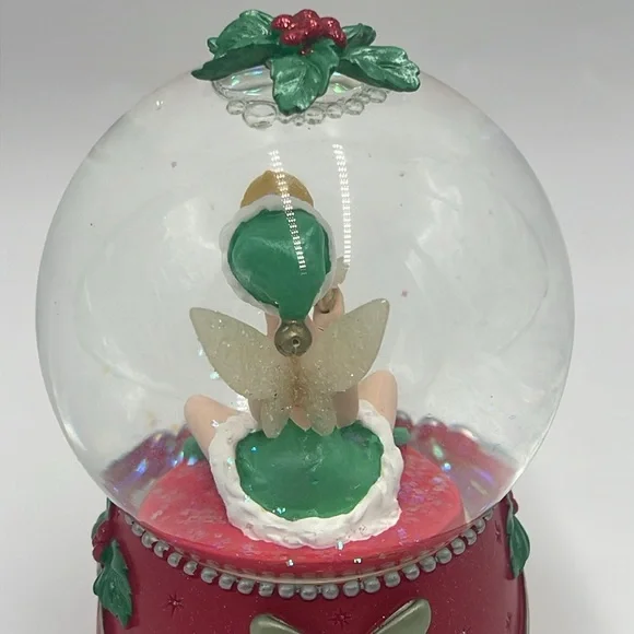Christmas Disney Store Exclusive TINKER BELL Snow Globe 2004 - Picture 6 of 11